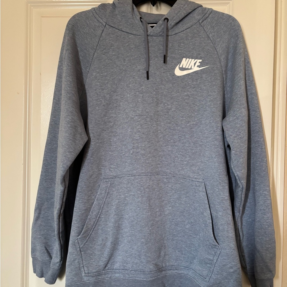 Nike Womens soft blue Hoodie Sweatshirt